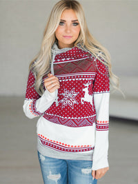 Weihnachten Gedruckt Winter Hoodie Sweatshirt