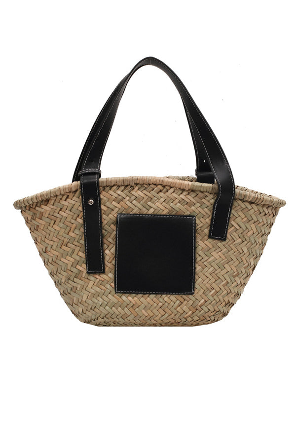 Straw Wicker Basket Bag